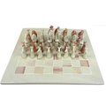 Smolart Smolart Hand Carved Soapstone Animal Chess Set Board; 15 in. KSH0014A_602026